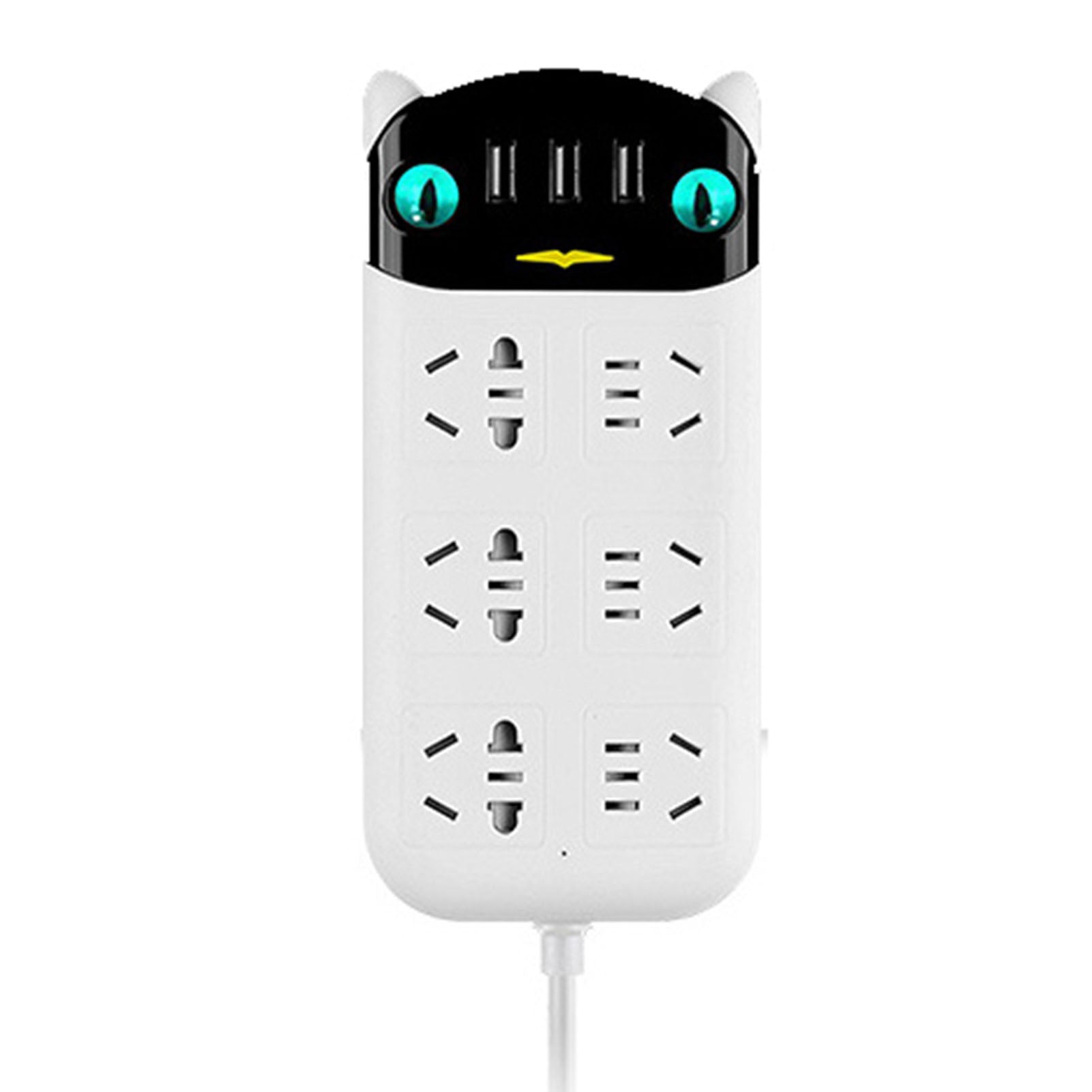 Power Strip Multifunctional USB Port ABS Flame Retardant Socket Strip for Home Office