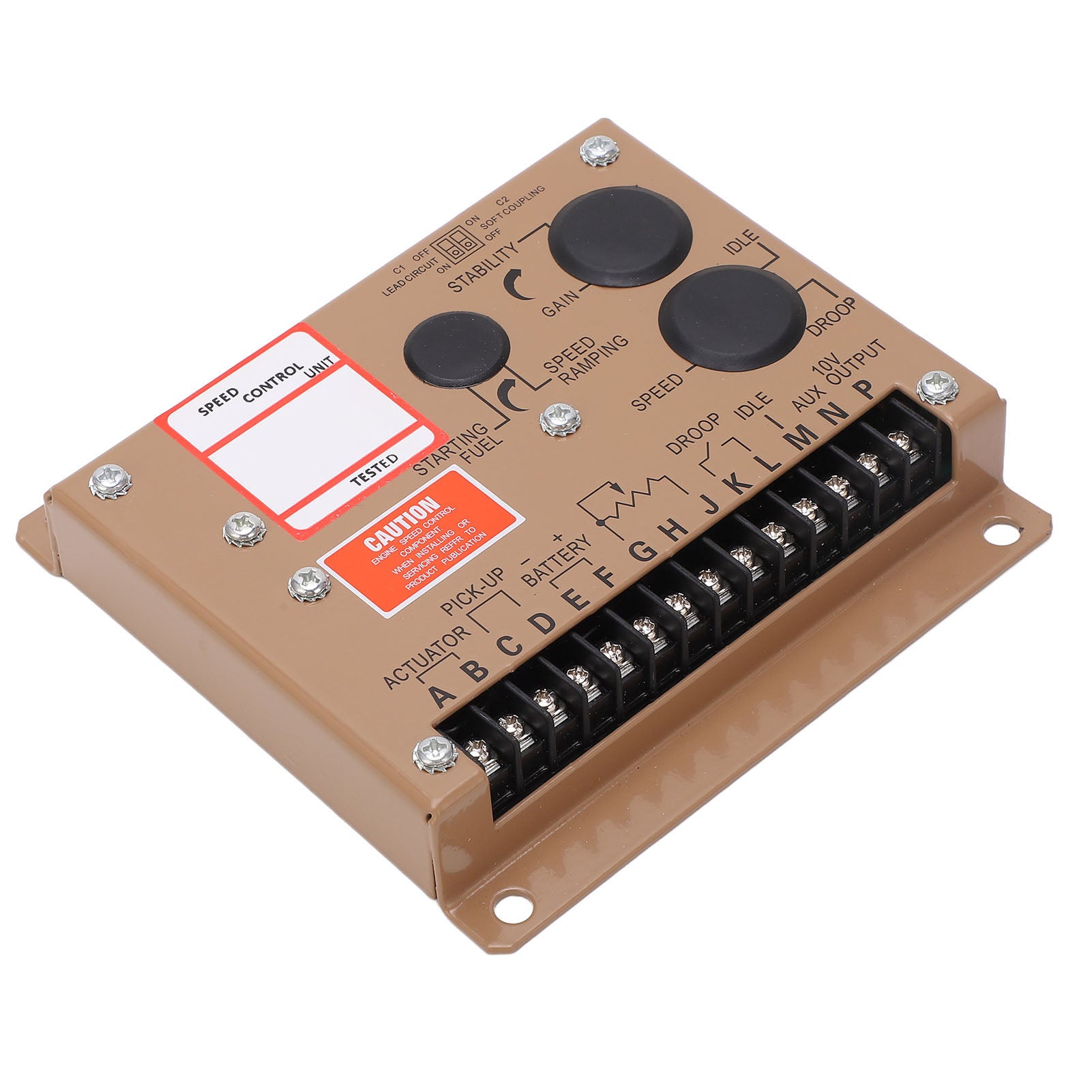 Generator Speed Control Unit Panel Fuel Controlling Aluminium Alloy Generator Speed Controller Governor ESD5522