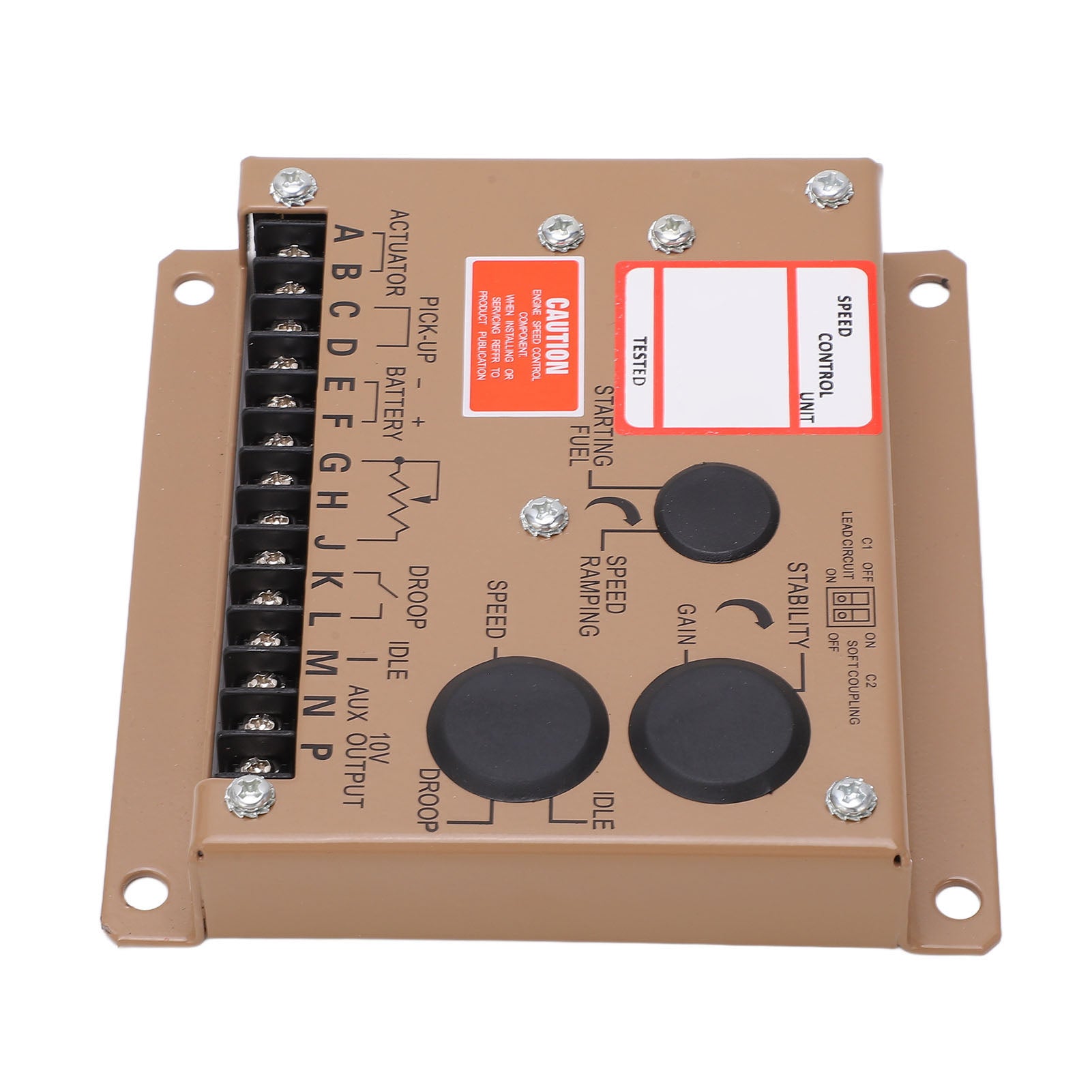 Generator Speed Control Unit Panel Fuel Controlling Aluminium Alloy Generator Speed Controller Governor ESD5522