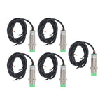5Pcs Proximity Sensor NPN Normally Closed Detecting Switch 6‑36V DC Accessory Set Kit