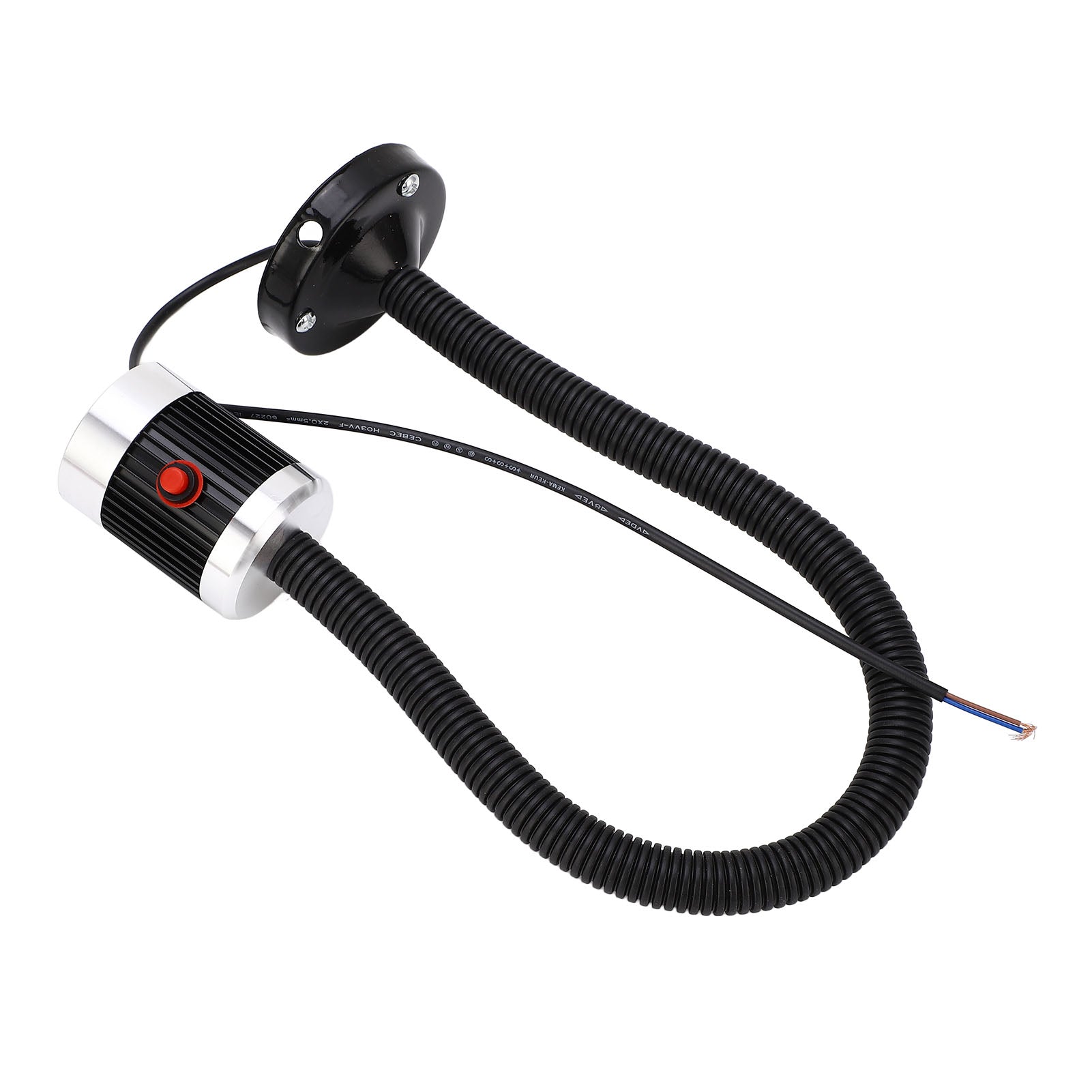 Round Magnetic Base Gooseneck Light Industrial LED CNC Machine Tool Lathe Work Lamp AC220V 3W