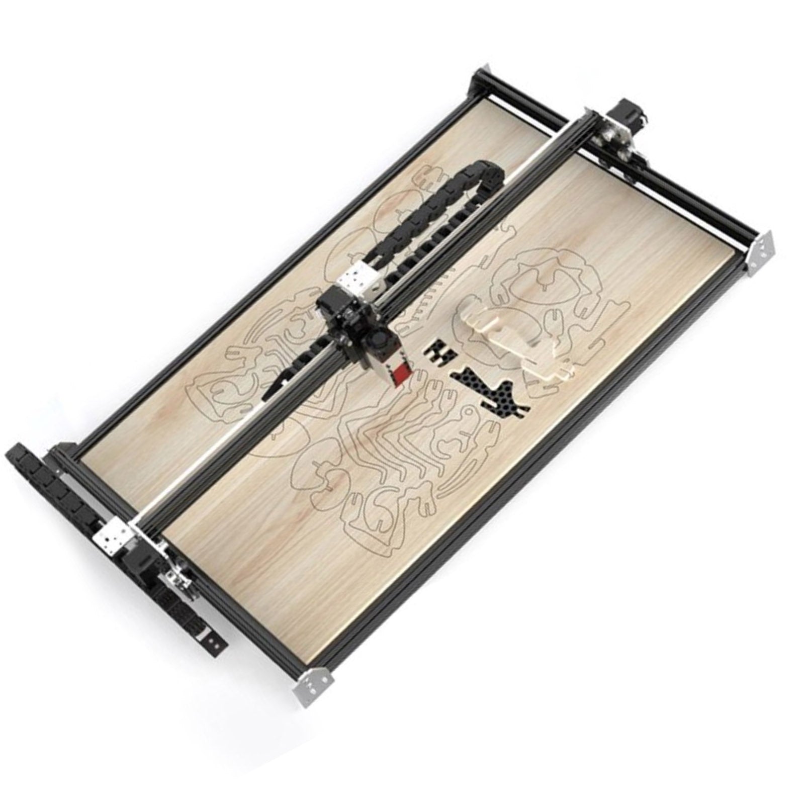 NEJE Laser Engraver Kit Large Engraving Area Strong Compatibility Laser Machine for Black Acrylic Plastic UK Plug 100-240V