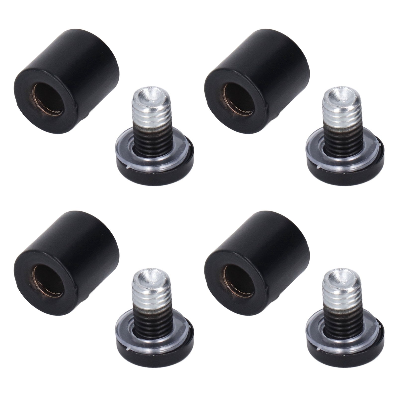 12 Sets Advertising Nail Stainless Steel Standoff Screws Mirror Glass Holder Mounts Tools