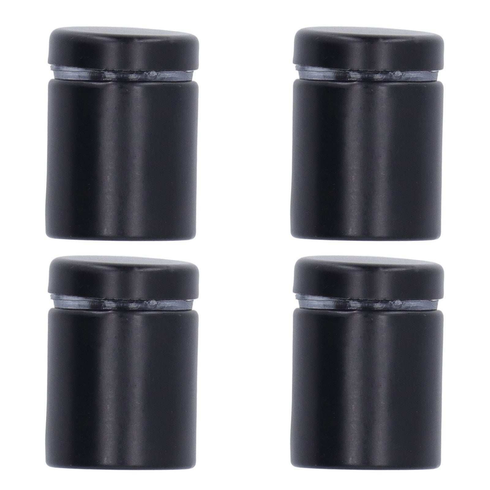 12 Sets Advertising Nail Stainless Steel Standoff Screws Mirror Glass Holder Mounts Tools