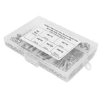 200Pcs Hex Socket Head Cap Screws Nuts Assortment Kit M4 304 Stainless Steel Set