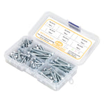 110Pcs Self Drilling Screw Hex Washer Head M4.2 6 Sizes Fastener Assortment Set Kit