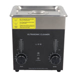 Ultrasonic Cleaner 2L Dual Mode Portable Stainless Steel 40kHz Ultra Sonic Jewelry Cleaner for Glass EU Plug AC220V