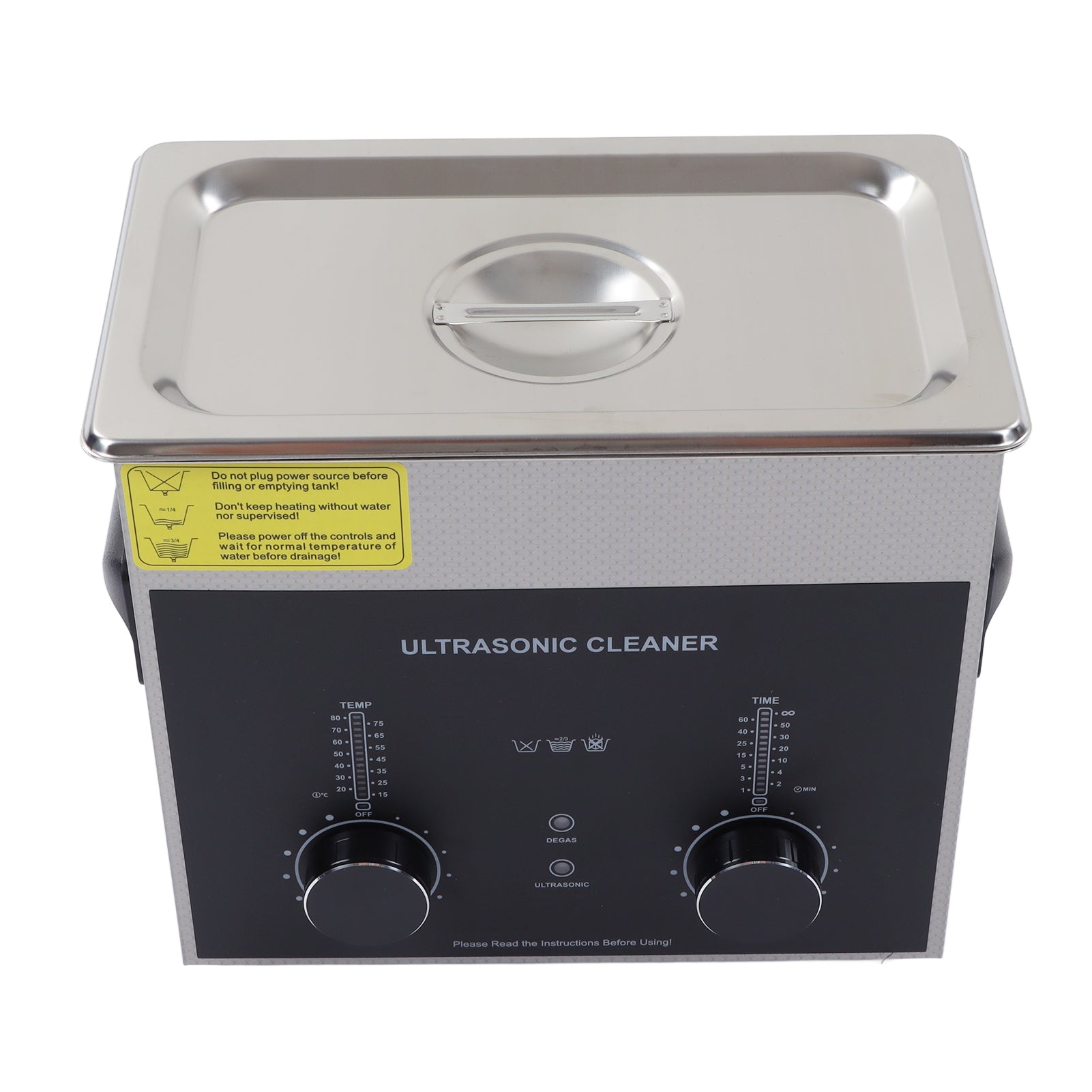 Ultrasonic Cleaning Machine 3L Stainless Steel Ultrasonic Watch Cleaner for Laboratory Supplies Dental Equipment US Plug AC110V
