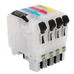 Ink Cartridges Compatible Refill Replacement With Permanent Chip 4 Colors for Inkjet Printer LC211