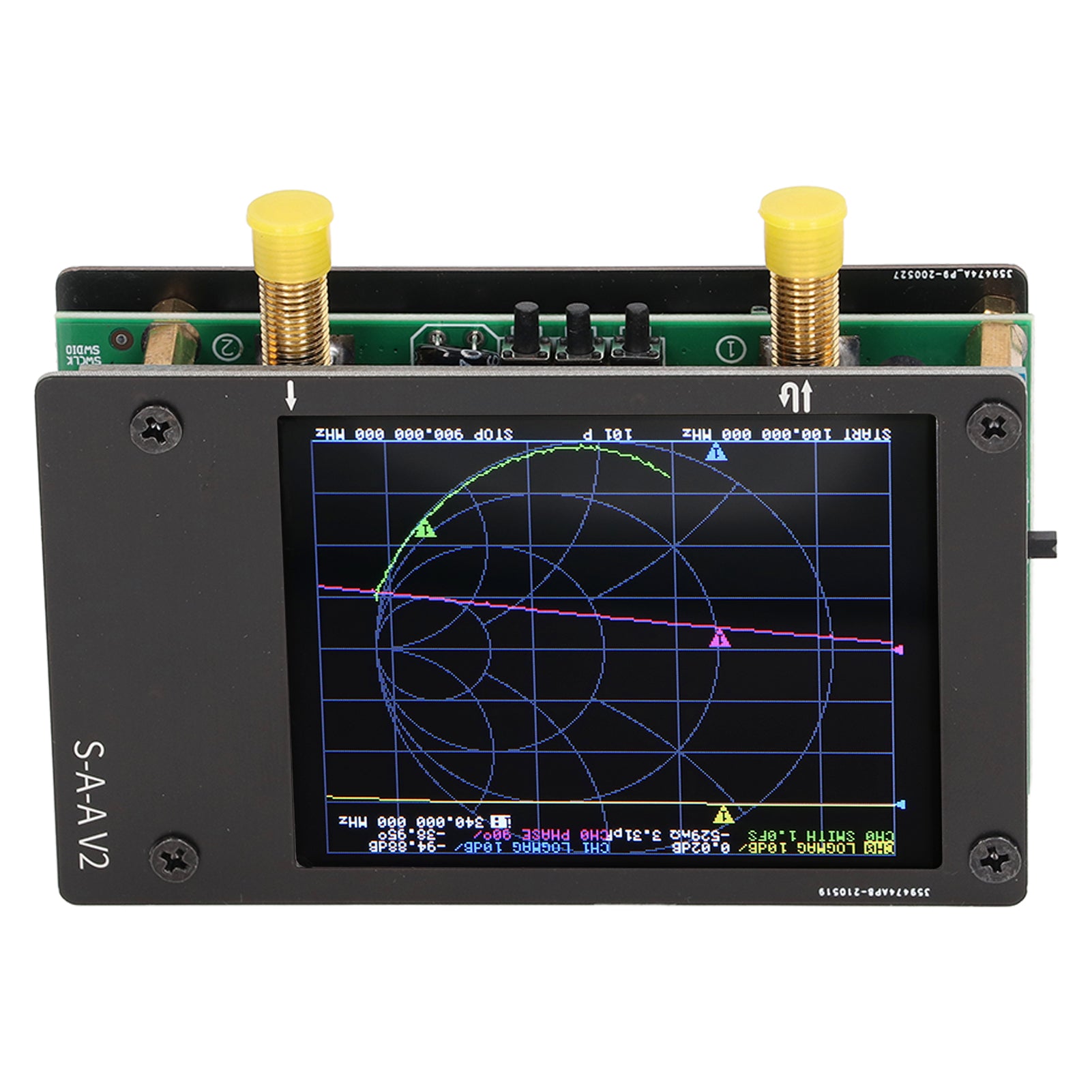 Vector Network Analyzer HF VHF UHF Shortwave Antenna Analyzer Kit 50kHz‑3GHz Built in Battery