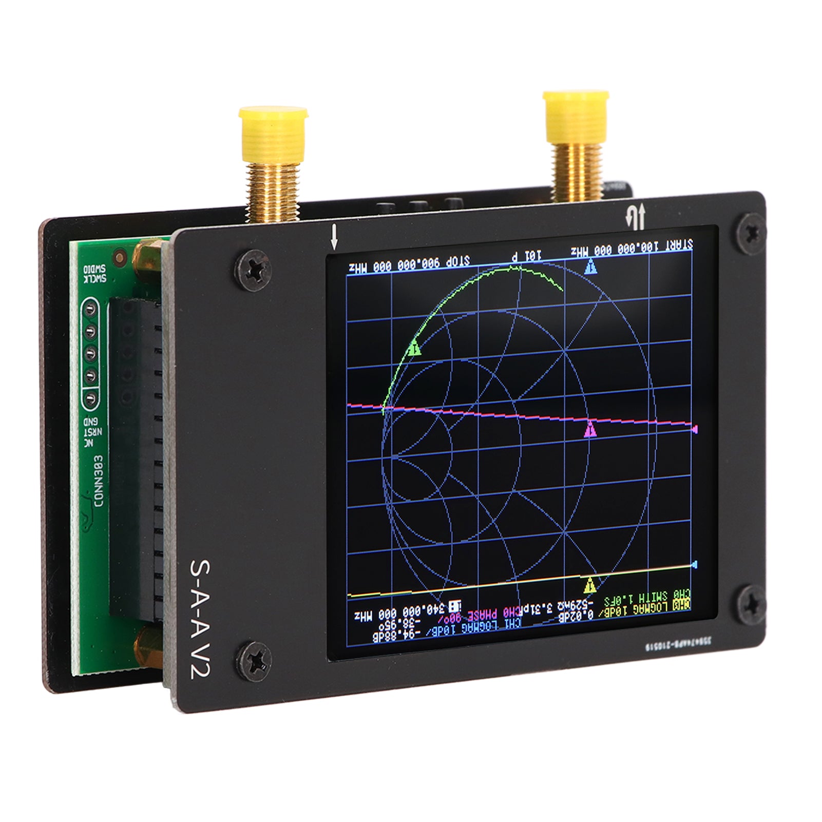 Vector Network Analyzer HF VHF UHF Shortwave Antenna Analyzer Kit 50kHz‑3GHz Built in Battery