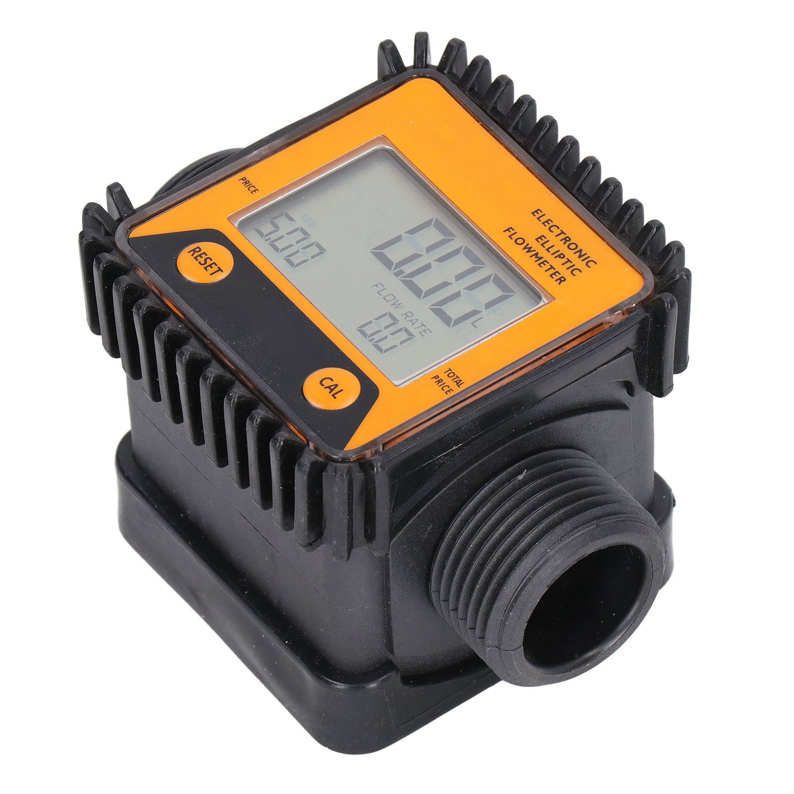 Digital Diesel Fuel Flow Meter Professional Gear Urea Controller for Chemicals Water 1in K28 Orange