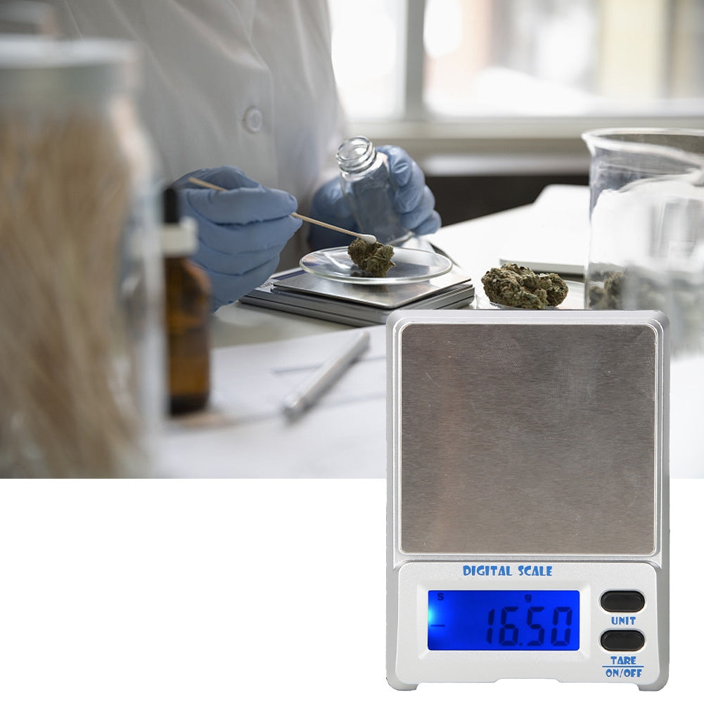 500g/0.1g High Accuracy Portable LCD Digital Scale Electronic Pocket Scale Weighing Tool