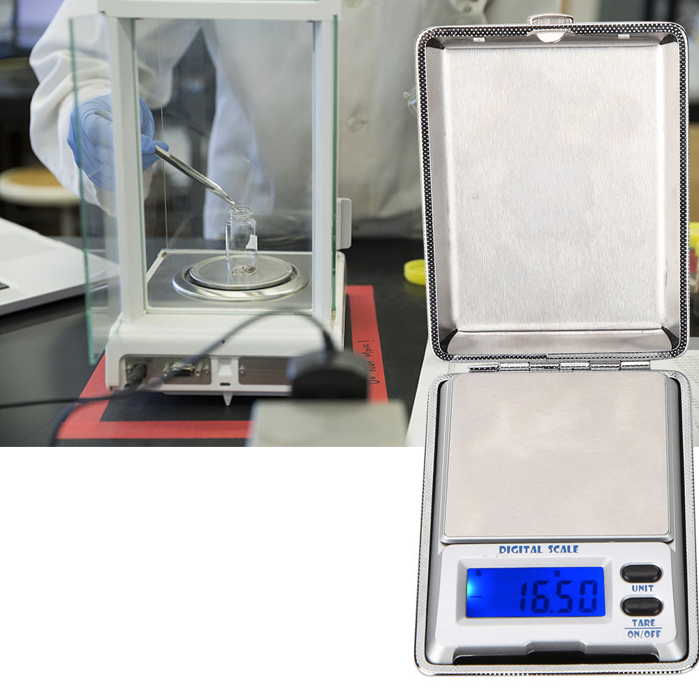 500g/0.1g High Accuracy Portable LCD Digital Scale Electronic Pocket Scale Weighing Tool