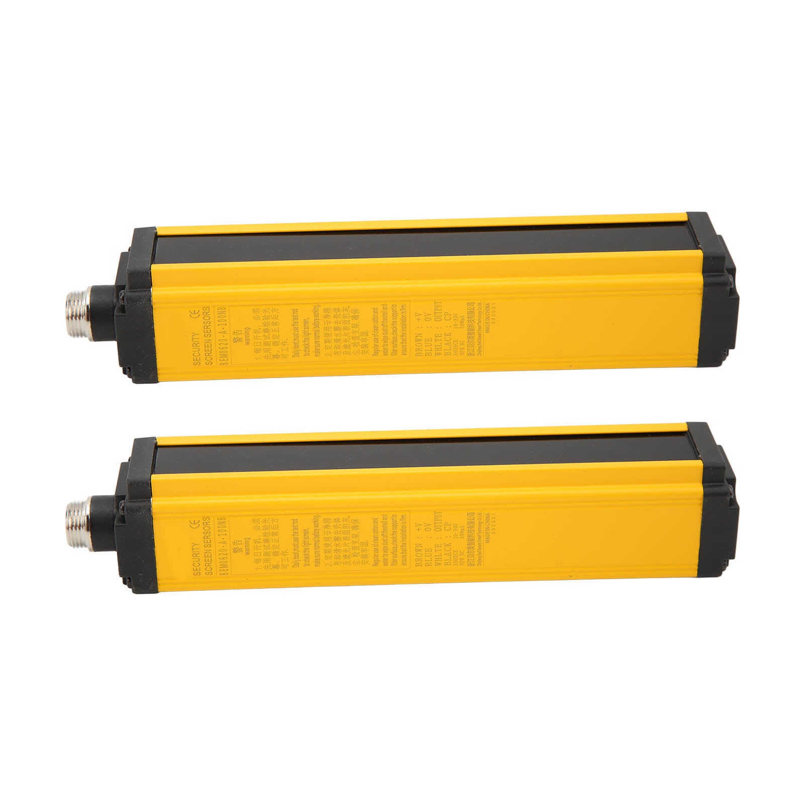 Light Curtain Sensor BEM0620‑A‑100NB Safety Photoelectric Beam Sensor Protective Screen 20mm Beam Spacing
