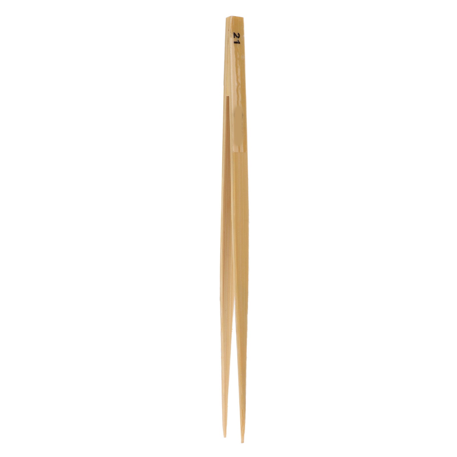 Bamboo Tweezers Straight Point Tip Toothless Tweezers for Aerospace Accuracy Experiment PCB Semiconductor