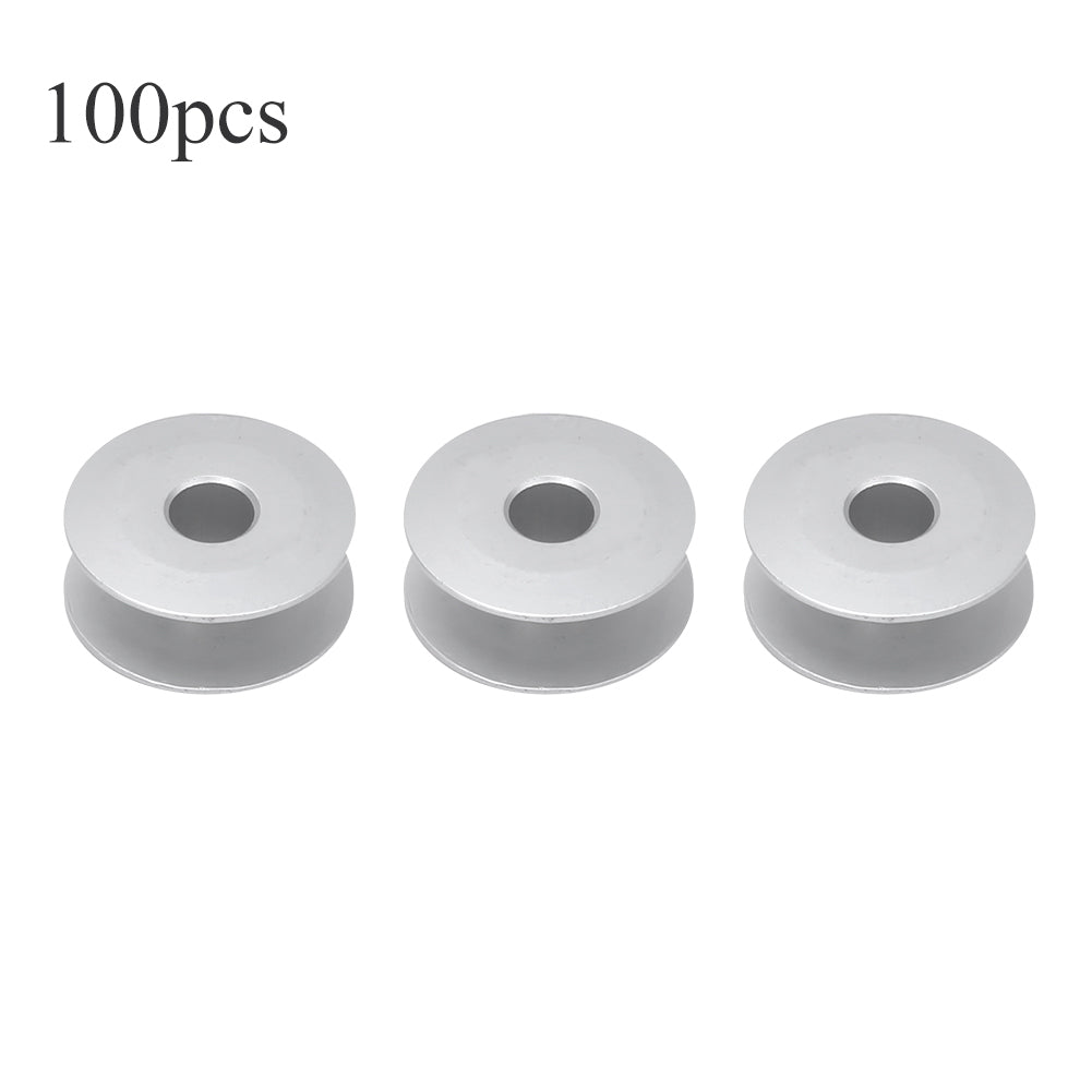 100Pcs Bobbin High Quality Aluminium Oxide Sewing Embroidery Machine Accessories