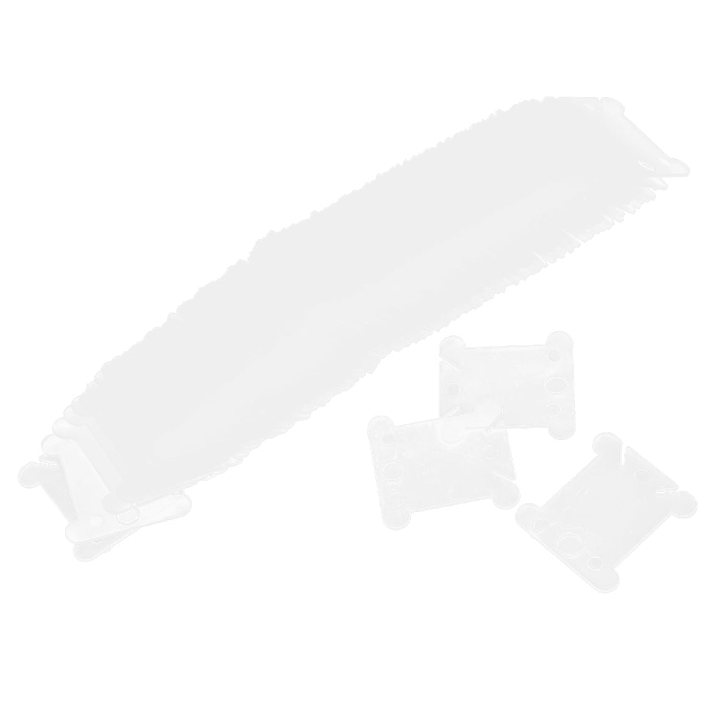 100Pcs Cross Stitch Winding Board Plastic Thread Winder Plate DIY Sewing Accessories