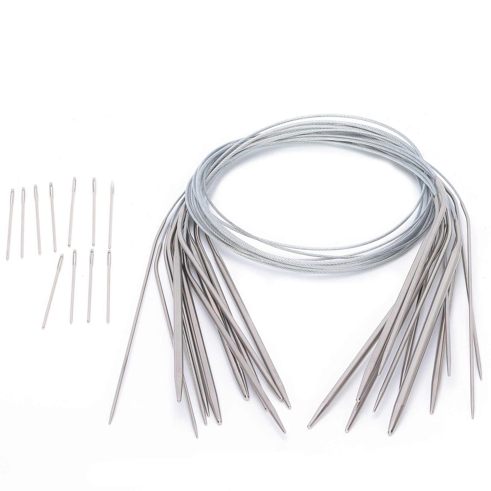 Circular Knitting Needles Stainless Steel Round Needles Various Sizes Crochet Knitting Needles65cm