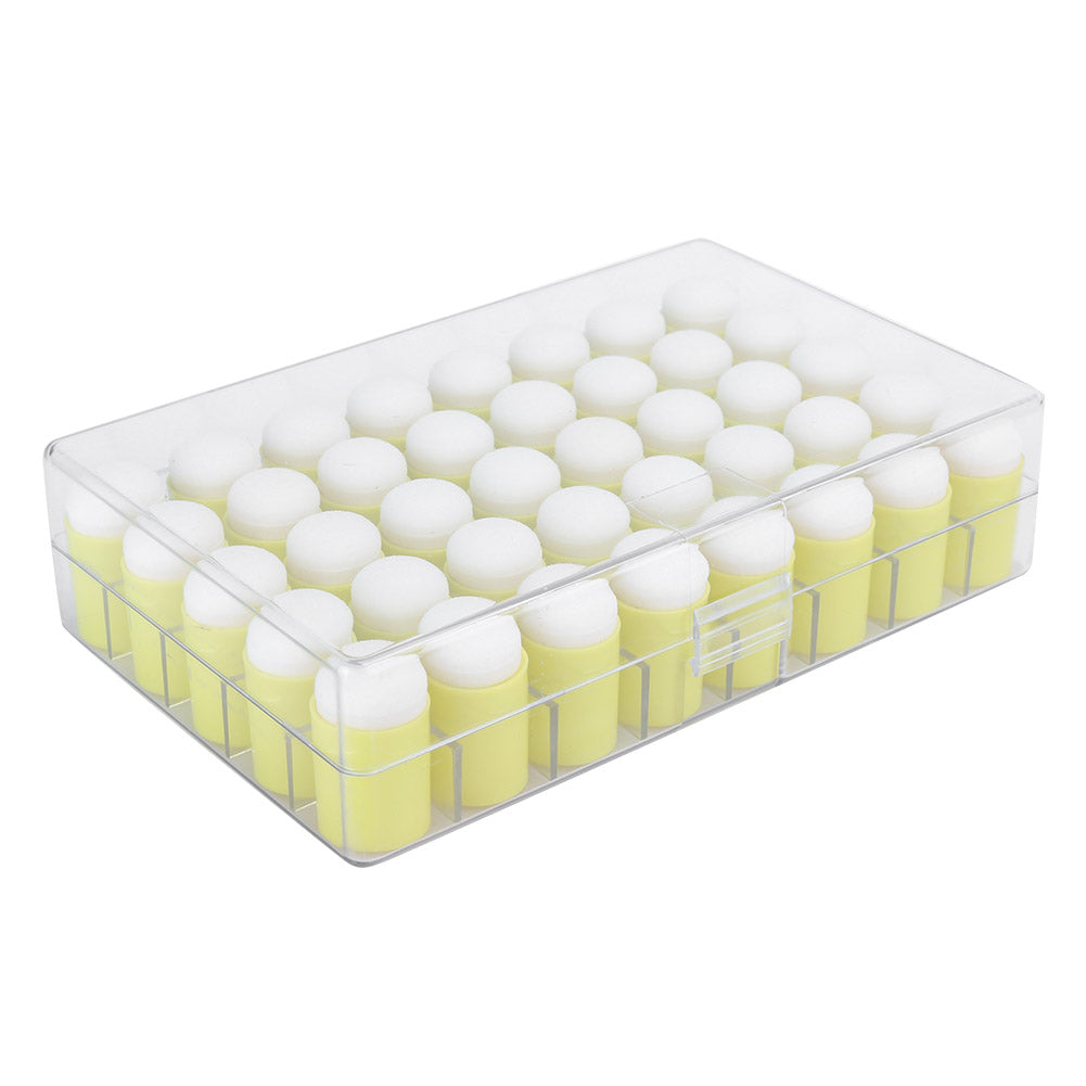 40pcs Finger Sponge Daubers Art Ink Stamping Card Craft Drawing Finger Painting SpongeYellow