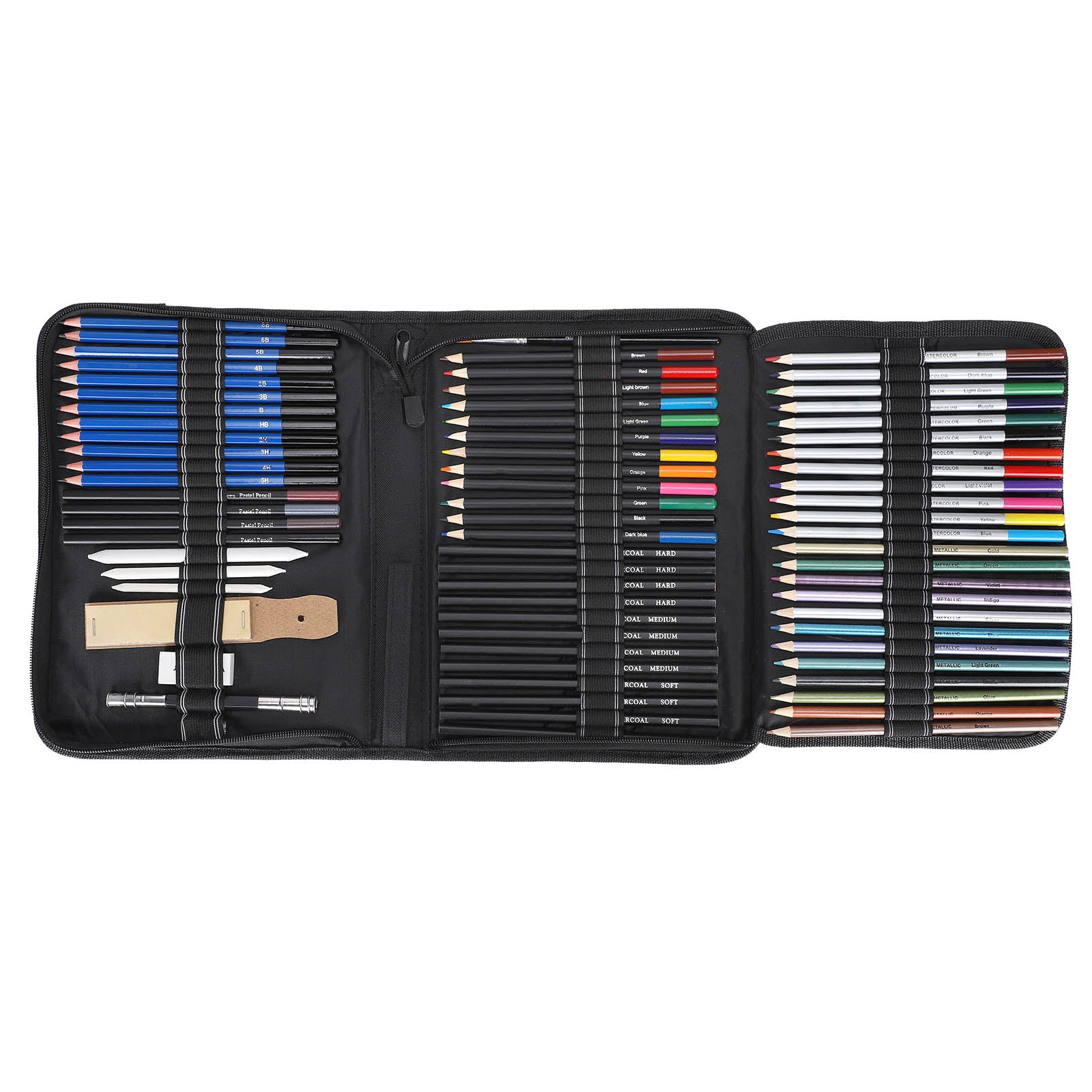 Color Pencil Set Professional Adult Painting Tool Drawing Stationery Nylon Bag