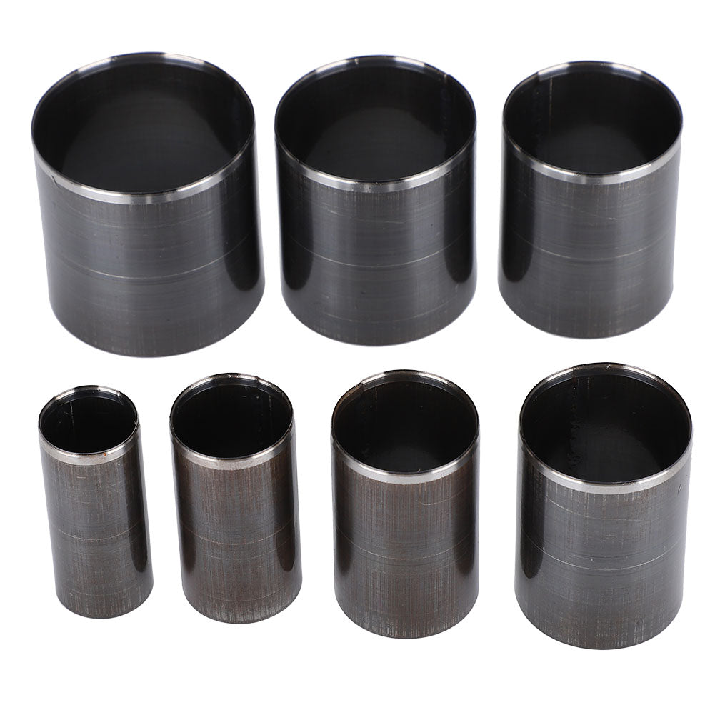 7Pcs Round Leather Punching Tools DIY Leather Hole Punch Tool HighSpeed Steel Plastic Box