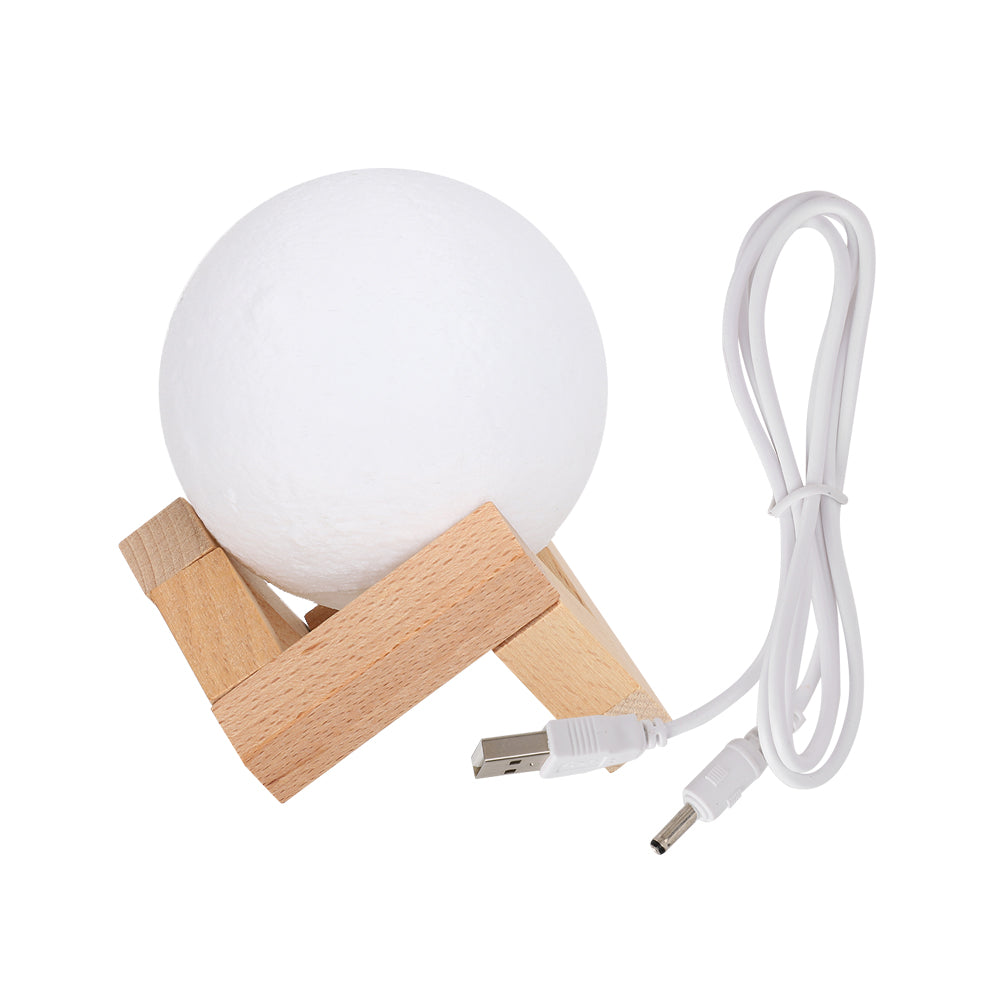 Moon Table Light 3D Printing Night Lamps Charging Bedroom for Birthday Gift Decorations