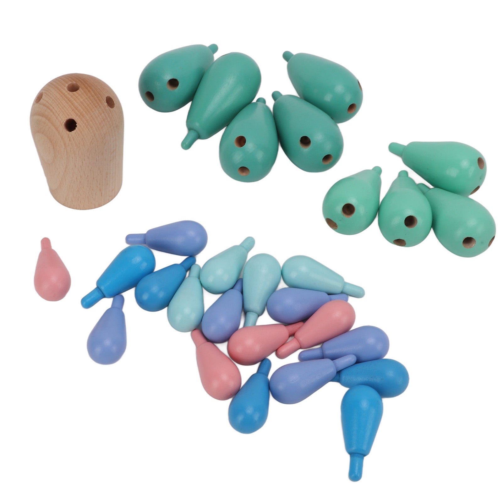 Cactus Building Blocks Smoother Surfaces Eco Friendly Bright Color Stacking Cactus Blocks Toy for Gifts Educational Toy