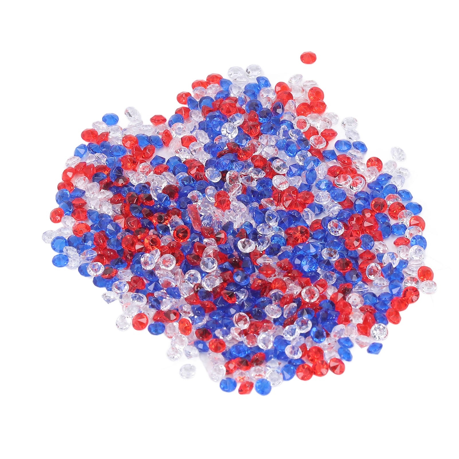 10000Pcs Acrylic Gems 4mm Durable Odorless Nontoxic Acrylic Wide Application Acrylic Jewels for Wedding Party DIY