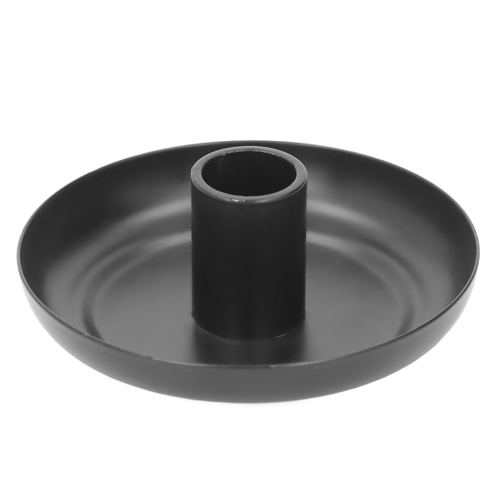 Wrought Iron Taper Candle Holder Vintage Elegant Rust Prevention Candlestick Holders for Wedding Anniversaries Parties Black