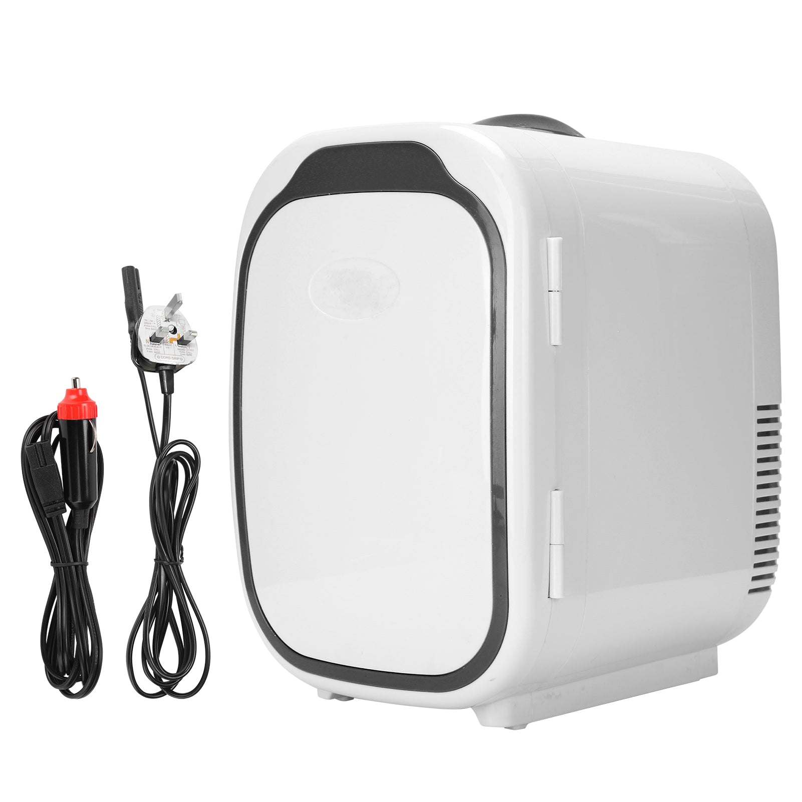 Mini Fridge Small Portable 6 Liters Refrigerator Cooler Warmer for Dormitory Noir Prise UK