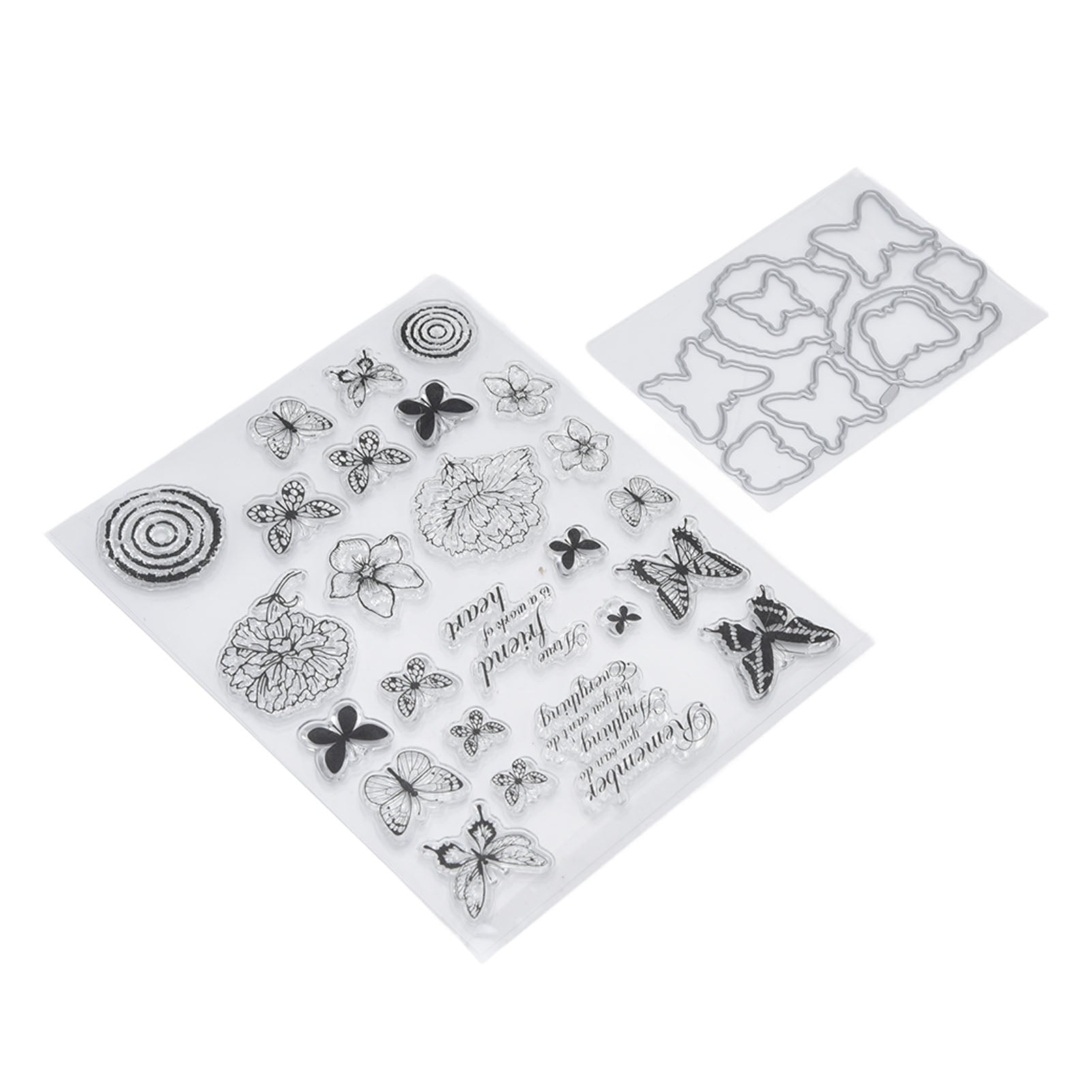 Clear Stamps Clear Imprint Unique Shape Use Easily Recycle DIY Transparent Stamps for Album Decoration Paper Crafts
