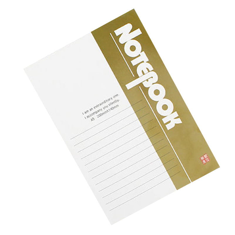 A5 Notebook Simple Style Comfortable Writing Secure Bookbinding Widely Used Ruled Paper Notebook for Office Study A5(Small) 26 Sheets