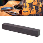 DIY Handicraft Musical Instrument Handle Black Ebony Wood Acoustic Guitar Accessories1pc 150x20x20mm