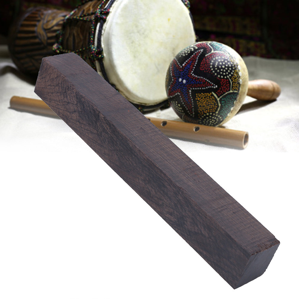 DIY Handicraft Musical Instrument Handle Black Ebony Wood Acoustic Guitar Accessories1pc 150x20x20mm