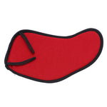 4/4‑3/4 Violin Shoulder Rest Pad Flannel Chin Cushion Protector for Stringed Instrument PlayingRed
