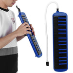 Melodica 32 Key Wind Musical Instrument Suitable for Beginner Practice Bag F32s(Blue )