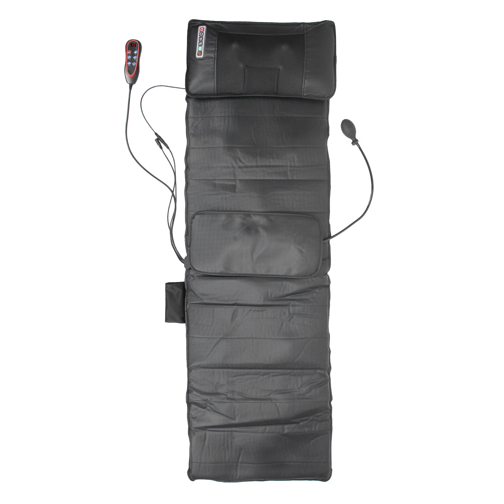 Electric Massage Chair Cushion Household Heating Vibration Chair Cushion Pad (Prise américaine )