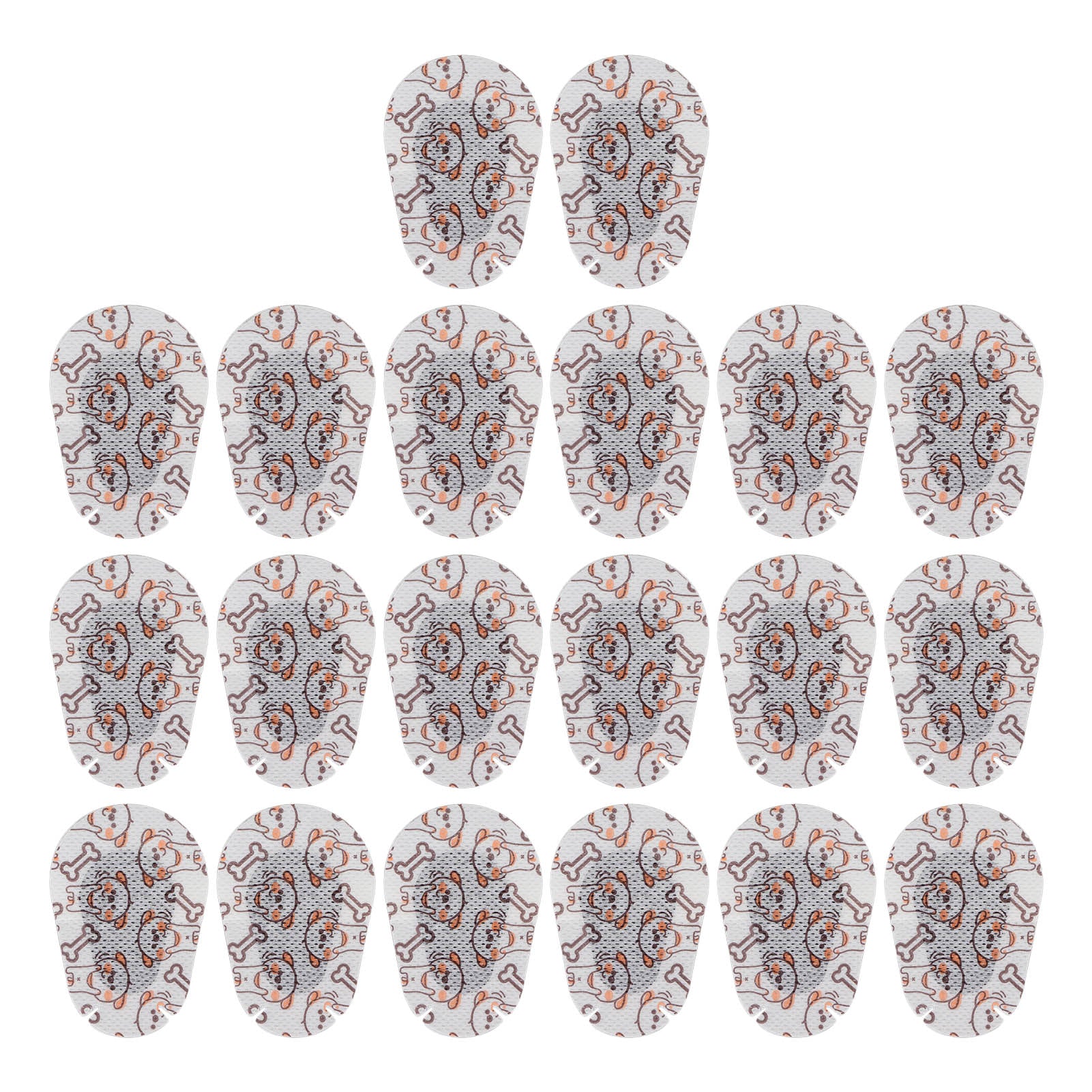 20pcs Amblyopia Eye Patches Breathable Cartoon Patterns Strabismus Eye Patch Set for Children Dog