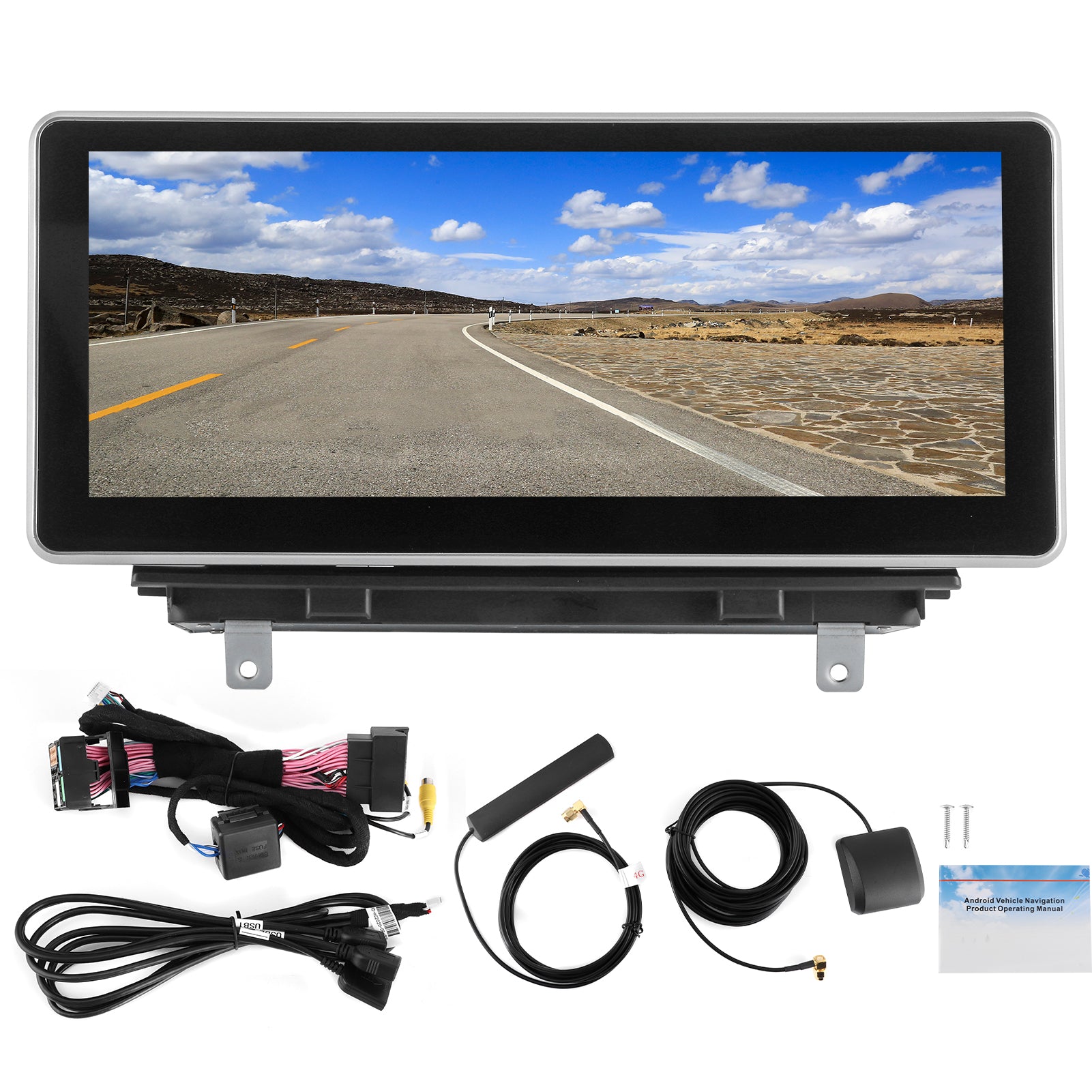 10.25in Car GPS Navigation Bluetooth Multimedia Player for Android 10.0 Fit for A3 2013‑2017