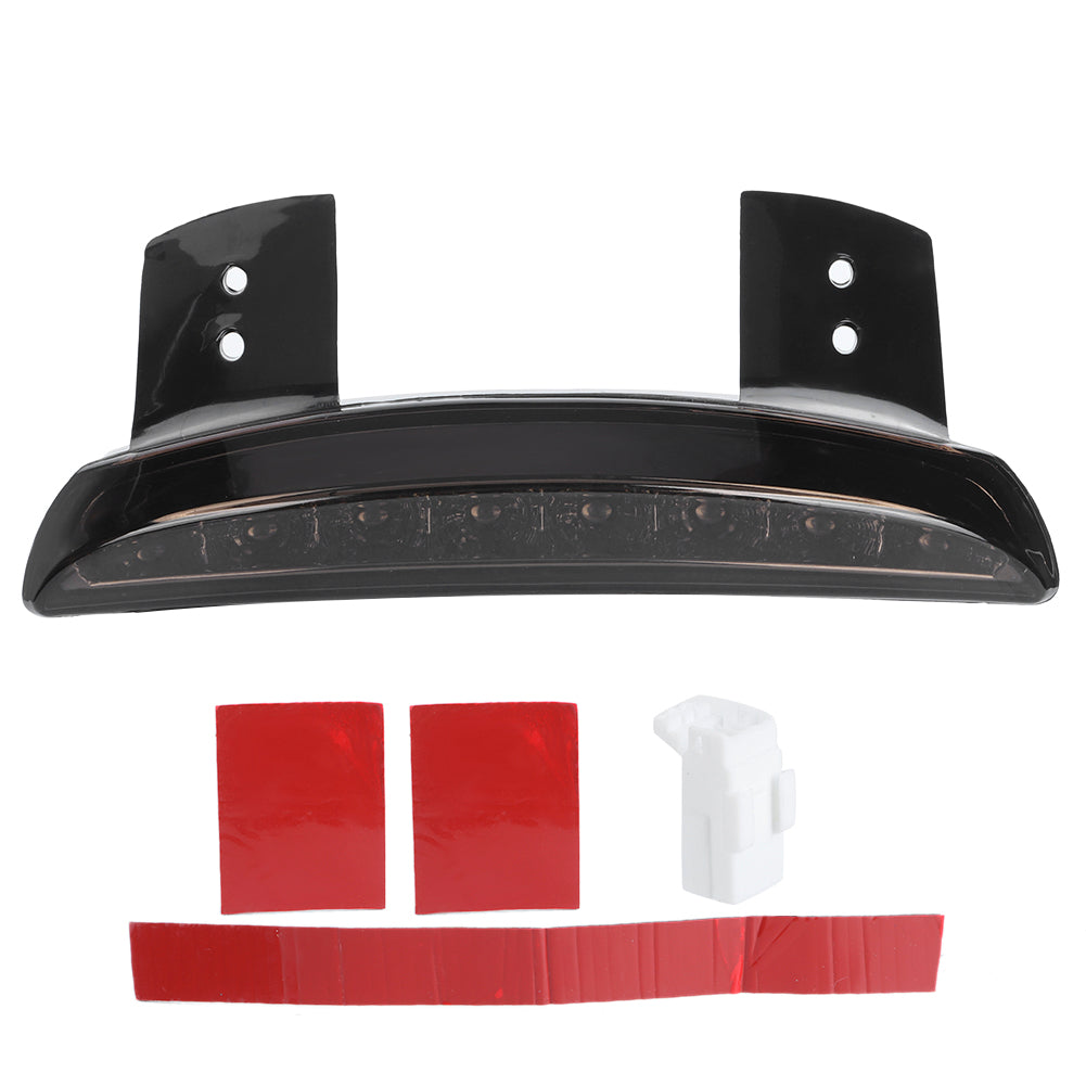 LED Brake Taillight Motorcycle Rear Mudguard Tail Light Refitting Fit for XL 883L XL 883NBlack