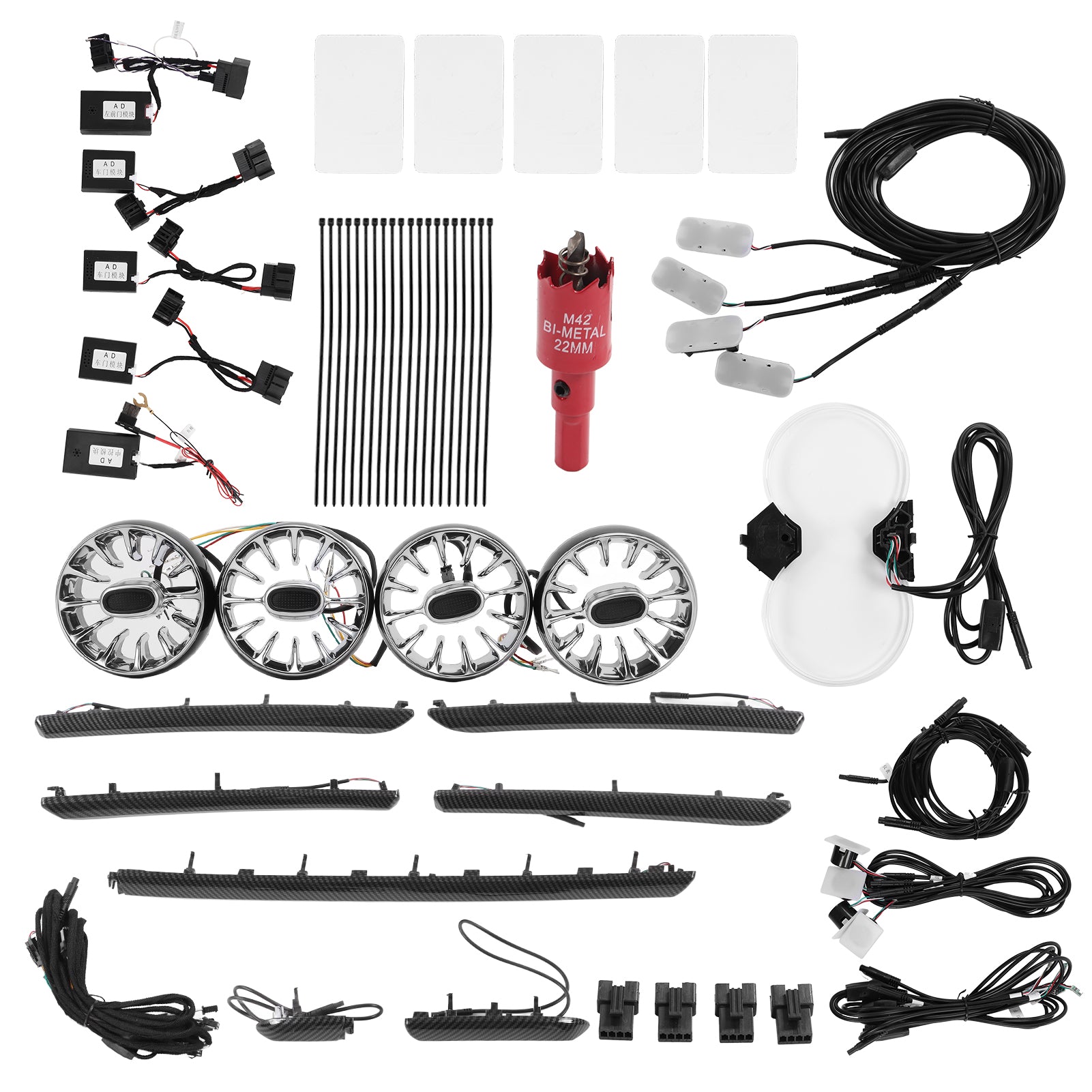 Best Interior Upgrades 21‑Color LED Ambient Lighting Kits MMI Controler Replacement for A3 8V 2013‑2018