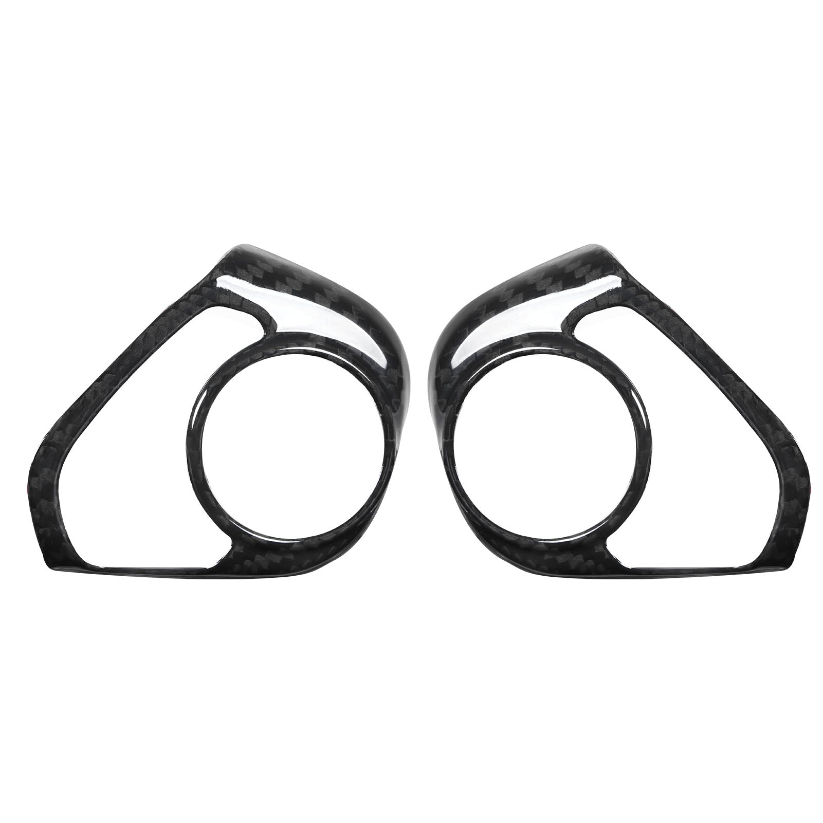 Steering Wheel Button Frame Carbon Fiber Car Steering Wheel Decoration Replacement For 86 2017‑2022