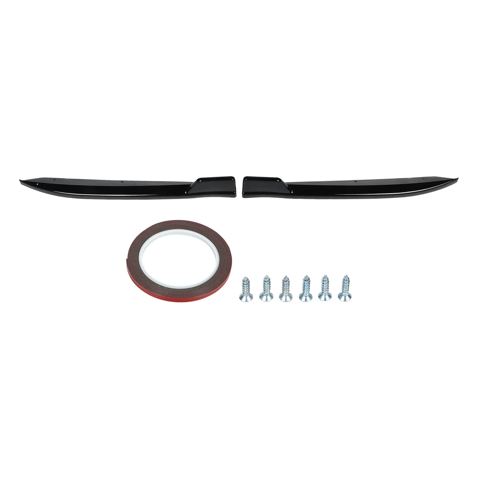 2 Pcs Rear Bumper Lip Diffuser Left Right Lower Splitter Spoiler Body Kits for 5 Series G30 M‑Tech 525i 530i 540i 2017‑2022 Glossy Black