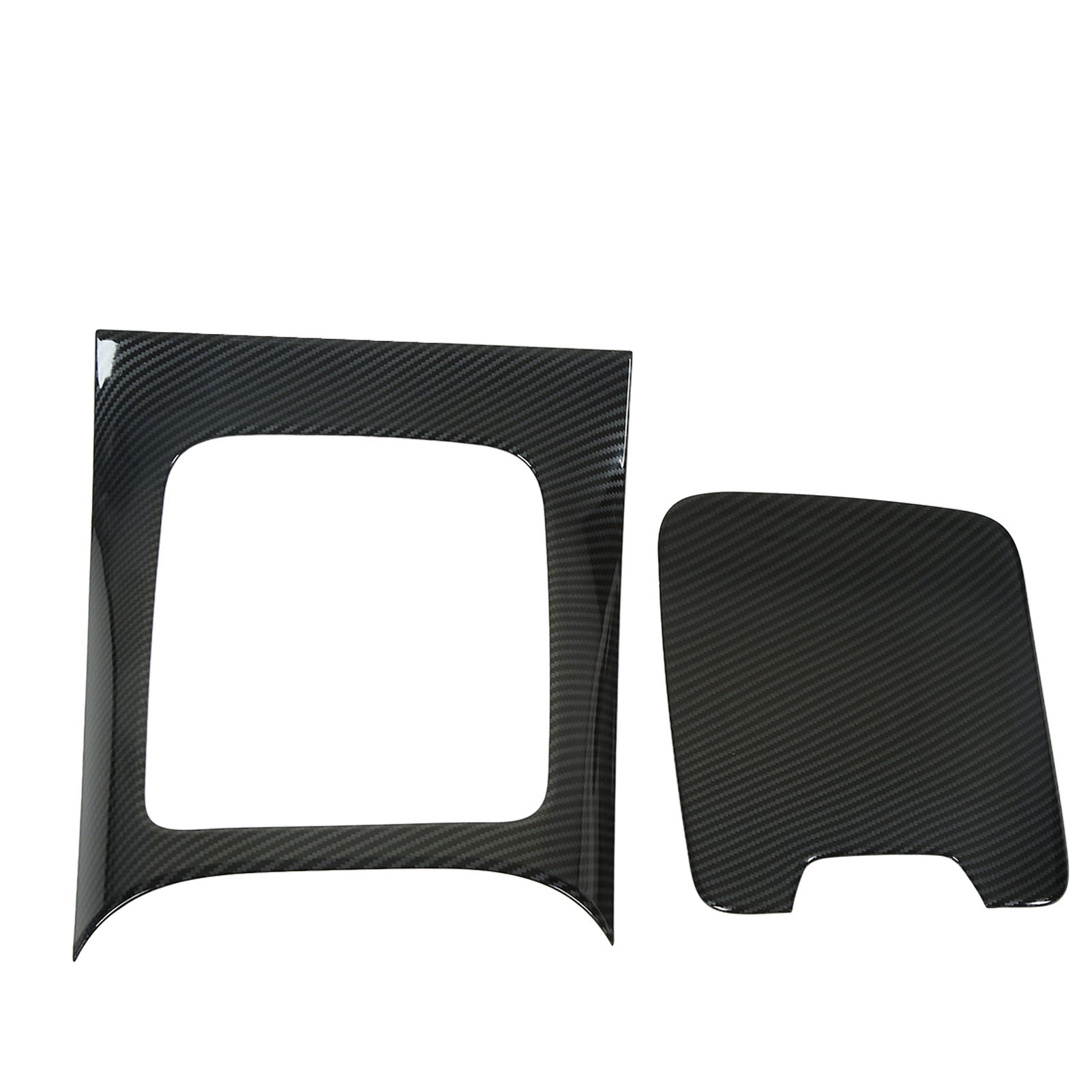 Gear Box Trim Panel Center Console Cover Carbon Fiber Style Replacement for Mercedes‑Benz C‑class W206