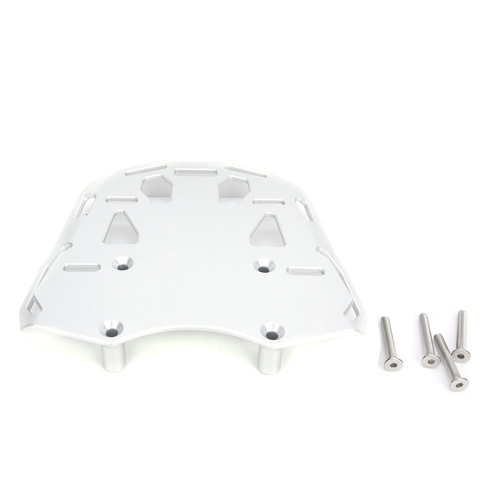 Aluminium Alloy Motorcycle Conversion Rear Luggage Rack Holder Shelf for Honda PCX 150 2014+(silver )