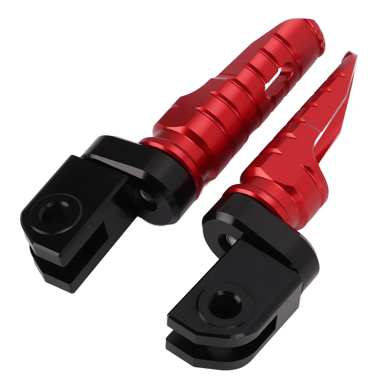 2pcs Motorcycle Front Foot Pegs CNC Aluminium Alloy Footrest Replacement for Aprilia RS660 RSV4 Tuono 660 V4 1100Red