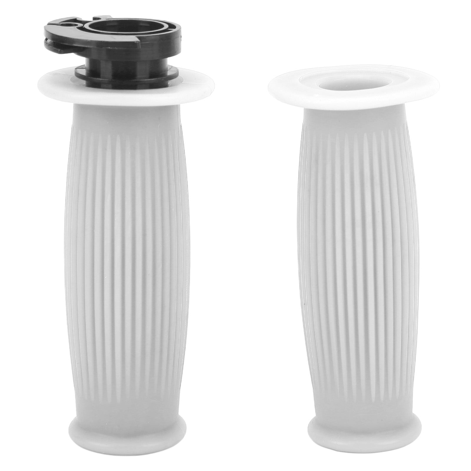 1 Pair Throttle Control Grips 22mm Caliber Accelerator Handlebar Twist Grips for GY6 50cc 80cc 125c 150cc Scooter White