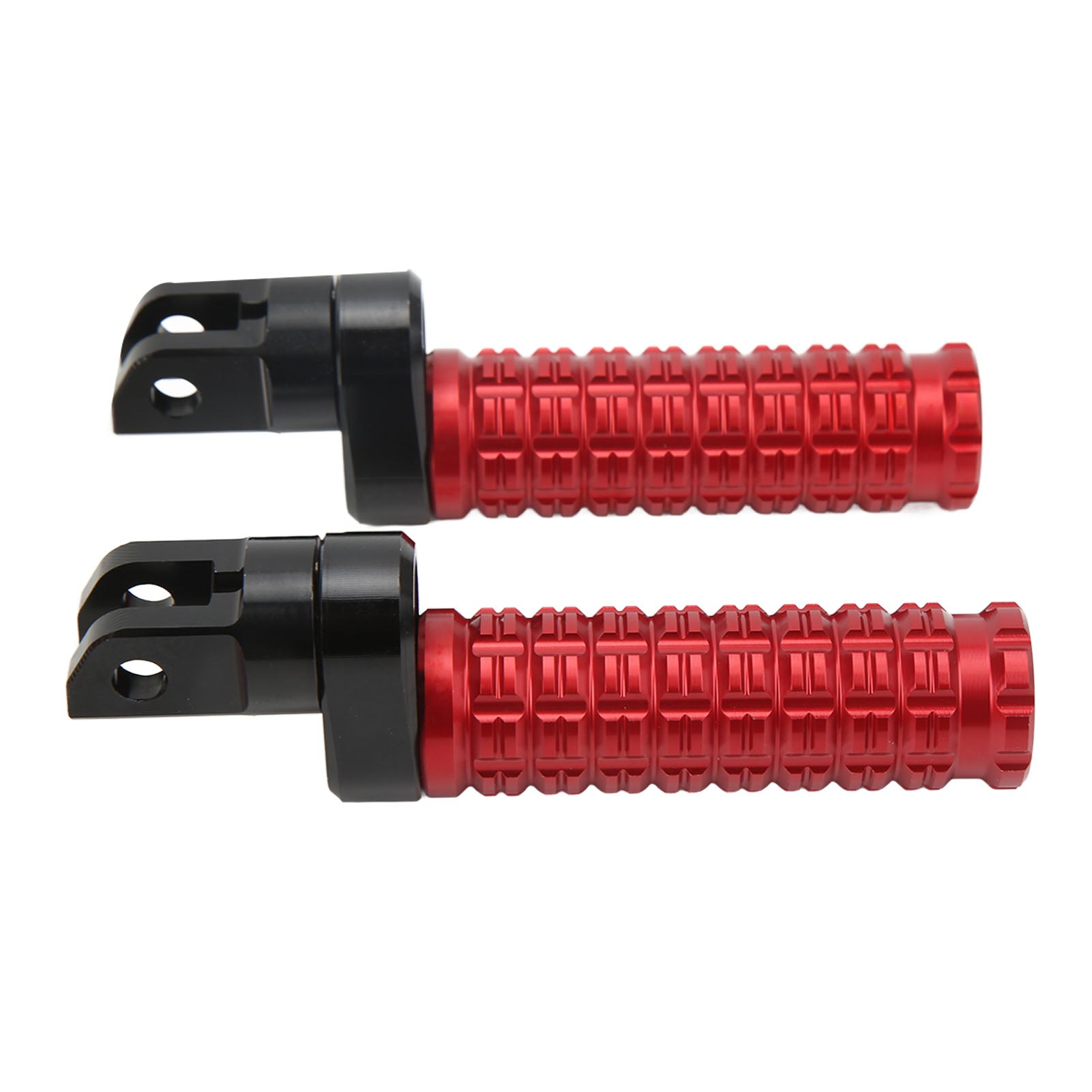 1 Pair Motorcycle Foot Pegs CNC T6063 Aluminum Alloy Anodized Surface Replacement For Benelli Tornado 252R 2021‑2022 Red