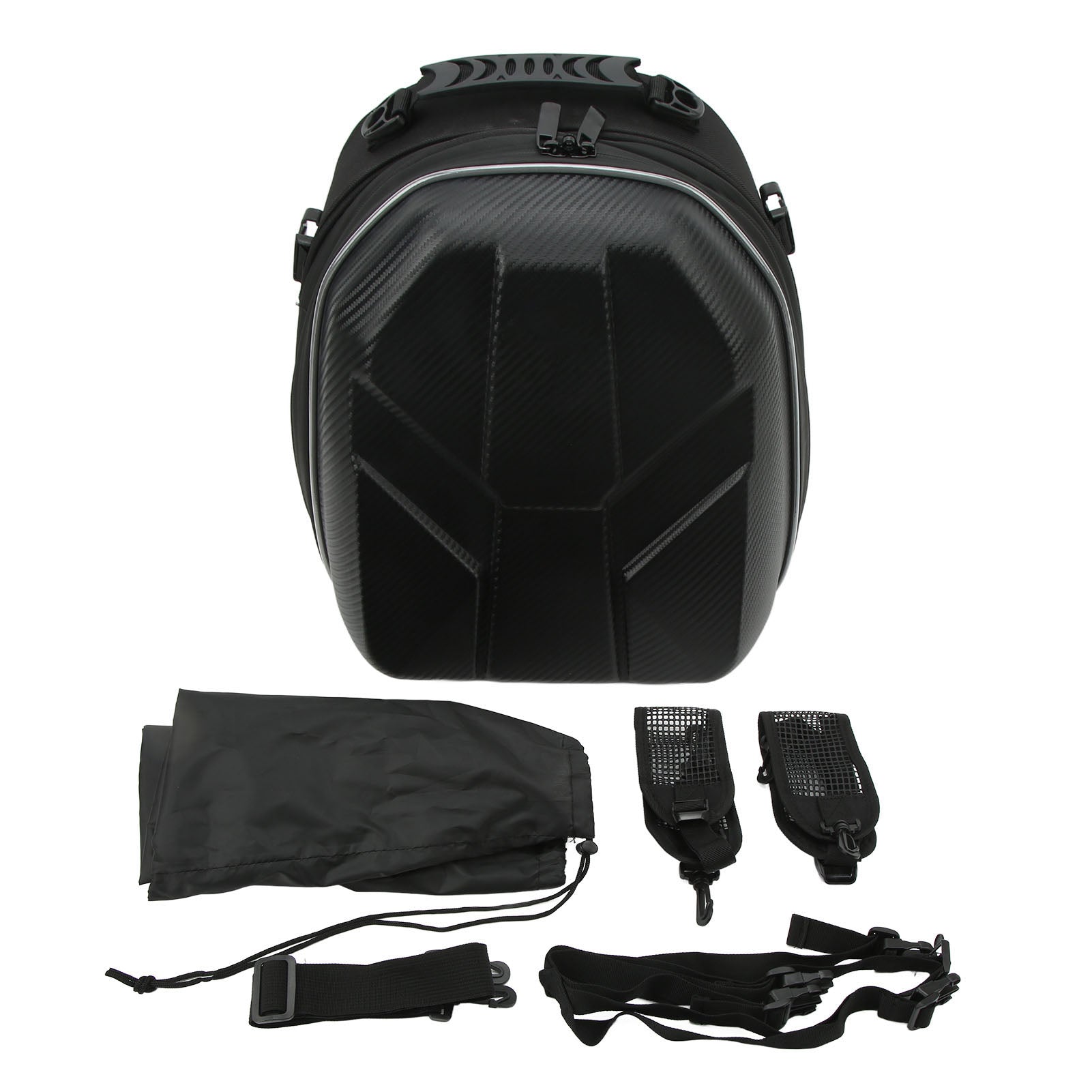 Motorcycle Tail Seat Bag 20L Capacity Multipurpose Waterproof Luggage Backpack for Dirt Bike Motorbike